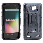 Wholesale ZTE Zephyr, Sonata 2, Z752C Holster Combo Belt Clip Case (Black)